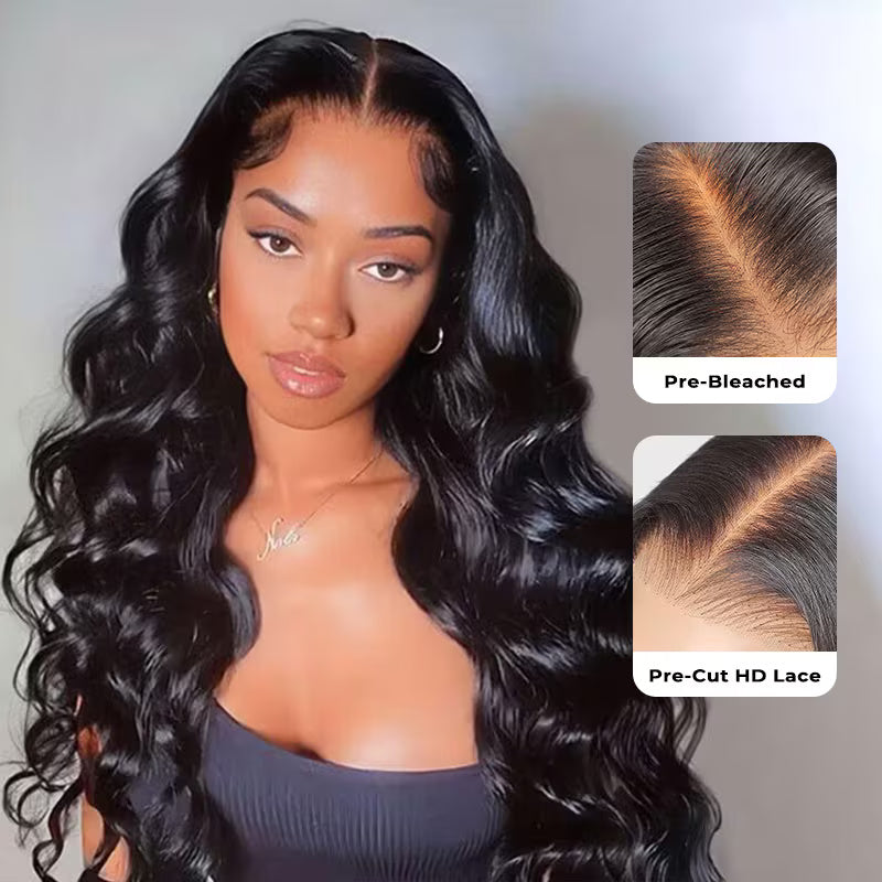 M-Cap Ocean Wave 9x6 Wear Go Glueless HD Lace Wig With Pre Bleached Tiny Knots