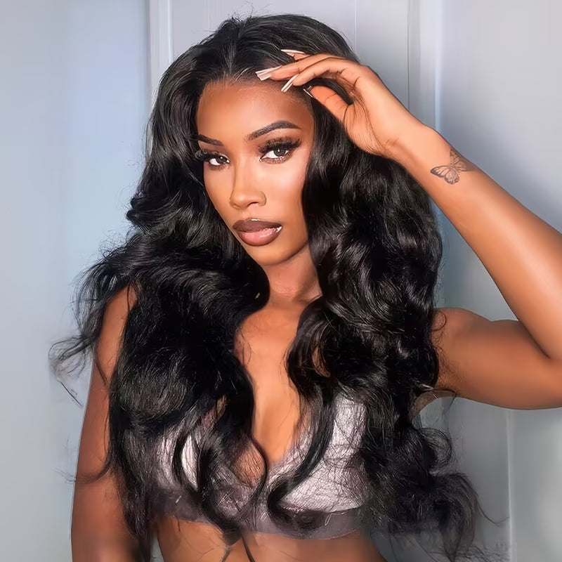 M-Cap Body Wave 9x6 Wear Go Glueless Wig Pre Bleached Tiny Knots HD Lace Wig