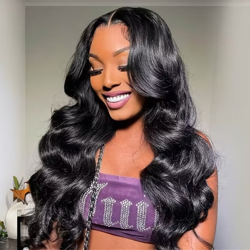 M-Cap Body Wave 9x6 Wear Go Glueless Wig Pre Bleached Tiny Knots HD Lace Wig